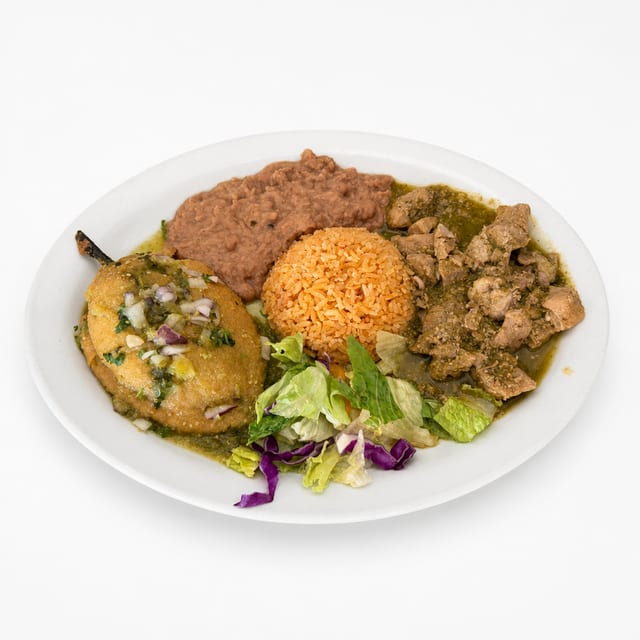 #3Chile Verde & Chile Relleno.