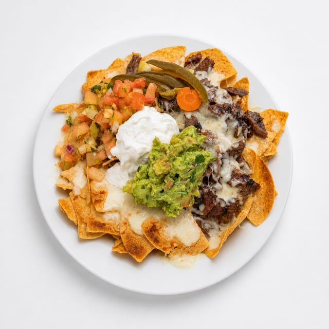 Nachos Con Todo.
