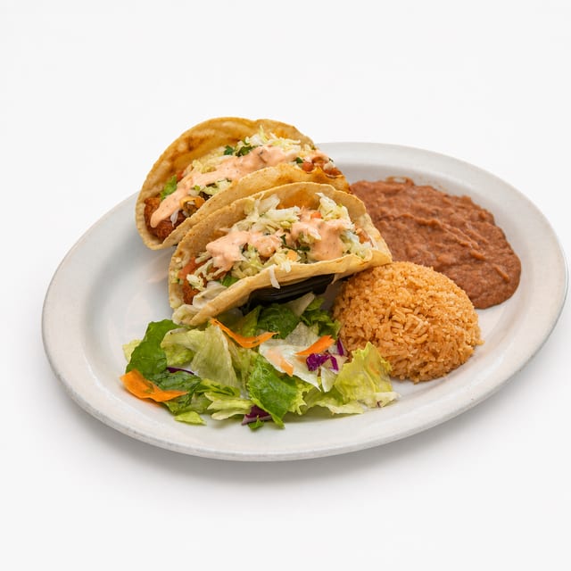 Baja Fish Tacos.
