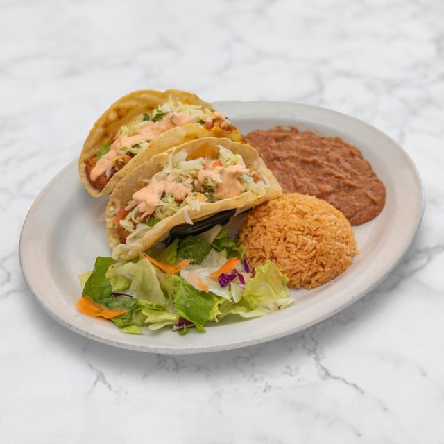 Baja Fish Tacos.
